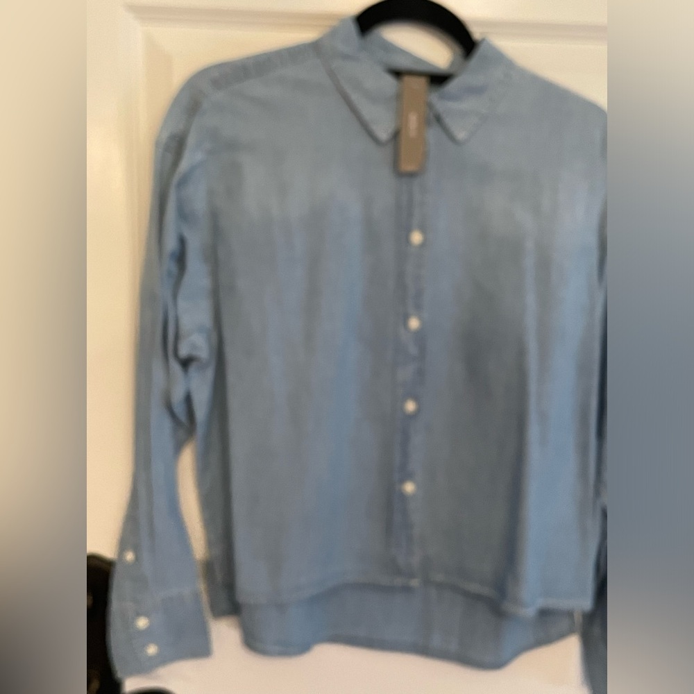 Jcrew new with tags. Chambray button down
